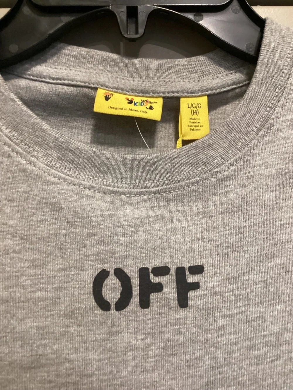Off-White Kids' Scribble Graphic T-Shirt, Large Big Kid